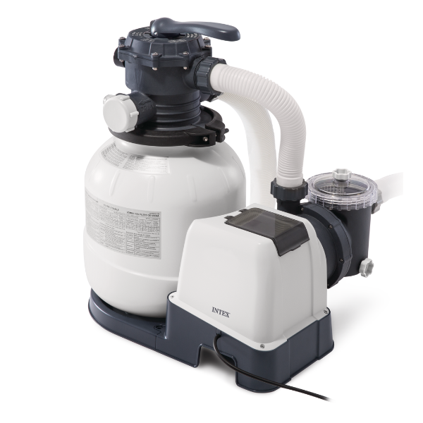 INTEX Pompă de filtrare cu nisip “Krystal Clear SX2100 Plus”, rezervor de nisip 23kg, capacitate 7900 L/h, cu Wi-Fi