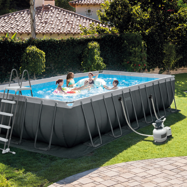 INTEX Pompă de filtrare cu nisip “Krystal Clear SX2100 Plus”, rezervor de nisip 23kg, capacitate 7900 L/h, cu Wi-Fi