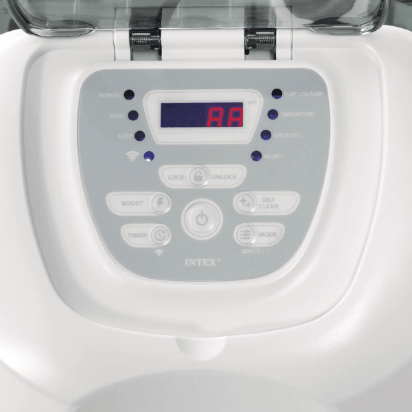 INTEX Хлоргенератор (система морской воды) "Krystal Clear QS1600 Plus" для бассейна до 68000Л, 220-240V, с таймером, с Wi-Fi
