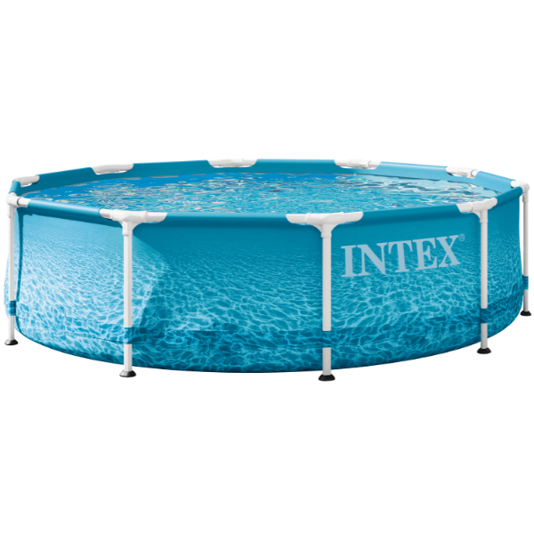 INTEX Бассейн BEACHSIDE METAL FRAME 305x76 см, 4485Л, металлический каркас