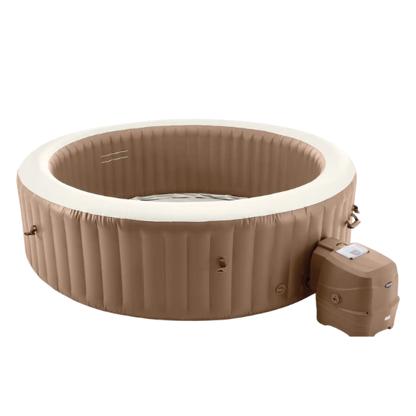 INTEX Надувной СПА джакузи “Sahara Tan Round Bubble Spa” 236х71см, 1339Л, 8-и местный