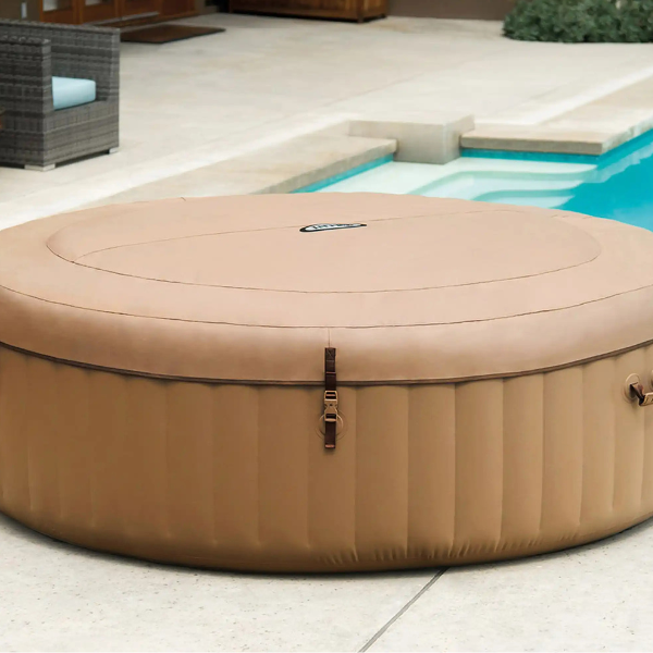 INTEX Надувной СПА джакузи “Sahara Tan Round Bubble Spa” 236х71см, 1339Л, 8-и местный