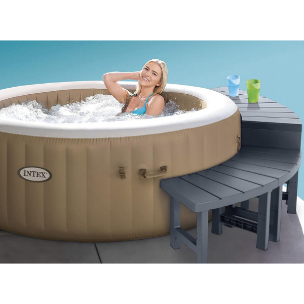 Bancă rotundă INTEX pentru jacuzzi SPA gonflabile 221x76x60 cm