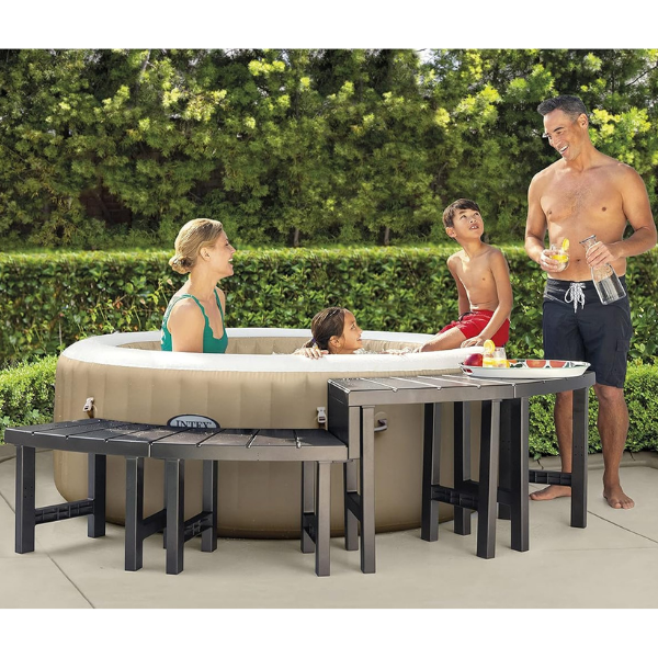 Bancă rotundă INTEX pentru jacuzzi SPA gonflabile 221x76x60 cm
