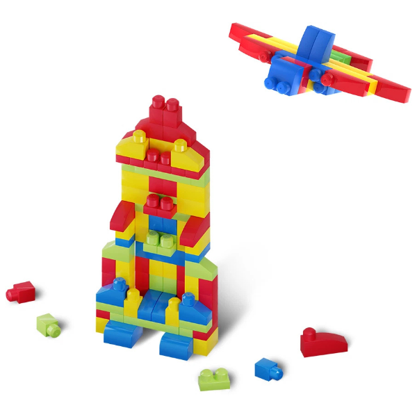 Set de construcție cu blocuri strălucitoare "Play Blox", 56 piese