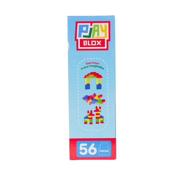 Set de construcție cu blocuri strălucitoare "Play Blox", 56 piese