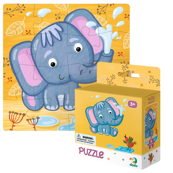 Puzzle "Elefant", 16 elem.