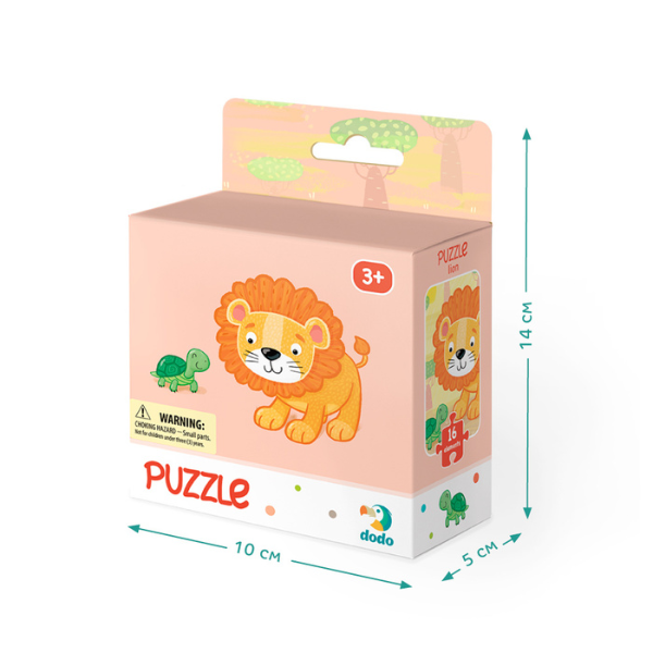 Puzzle "Leu", 16 elem.