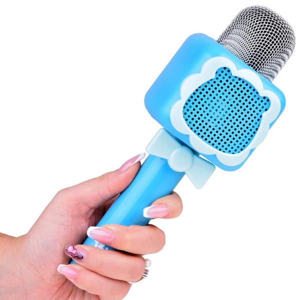 Microfon karaoke wireless cu Bluetooth (as.)