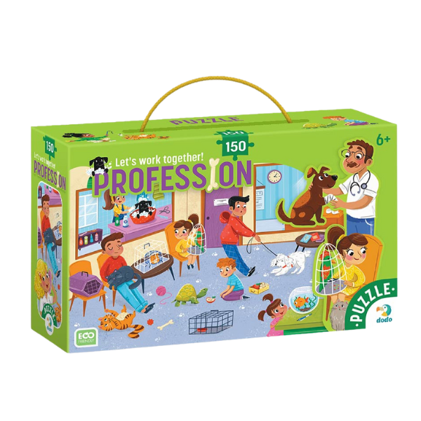 Puzzle "Veterinar", seria Profesii, 150 elem.