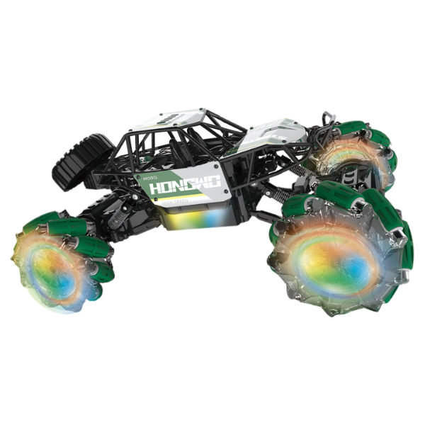 1:14 Mașină Radio-Control: cu roți luminoase, control prin ceas, USB, 2.4G și acumulator (3 culori)