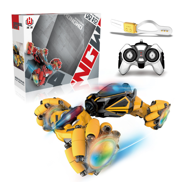 Mașină Radio-Control: cu control prin ceas, lumină, USB, 2.4G și acumulator (2 culori)