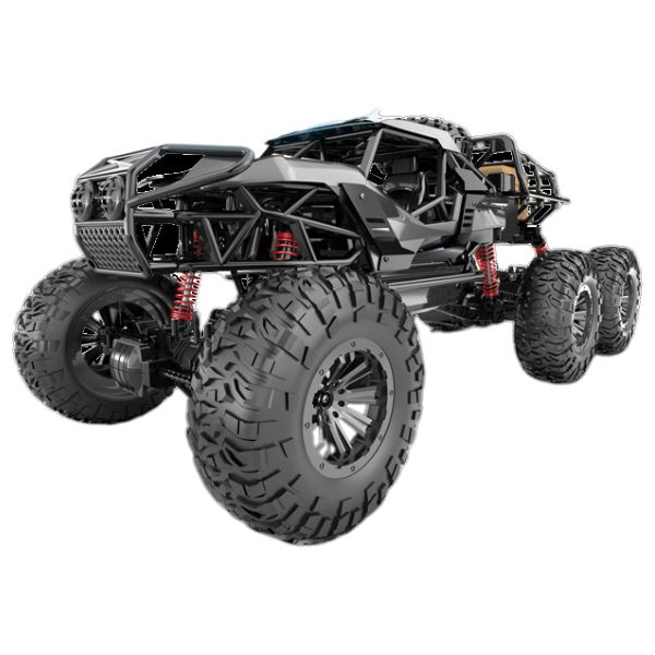 1:6 Mașină Radio-Control: cu funcția lumină, 2.4G, USB, baterie și 6 roți (3 culori)