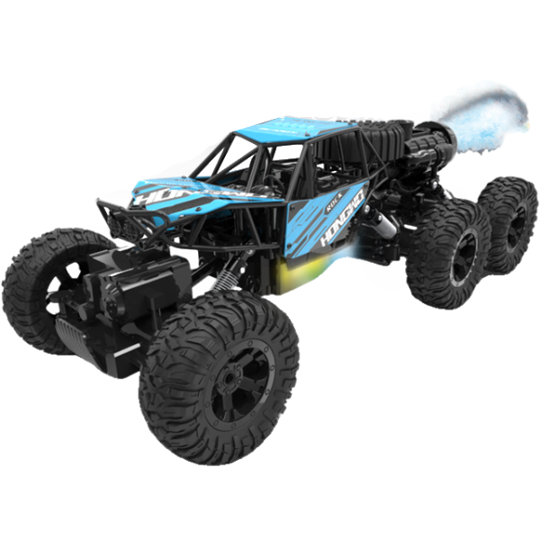 1:14 Mașină Radio-Control: cu funcție de pulverizare, lumină, USB și 6 roți (3 culori)