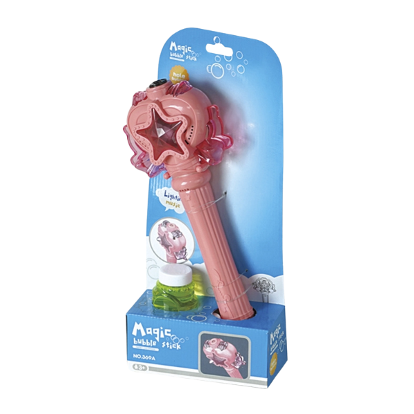 Baloane de săpun "Bagheta magică" (Albastru/Roz)