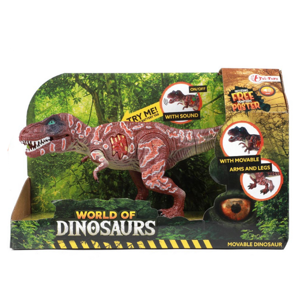 Lumea dinozaurilor, dinozaur cu mișcări și sunete