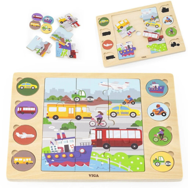 Puzzle din lemn 