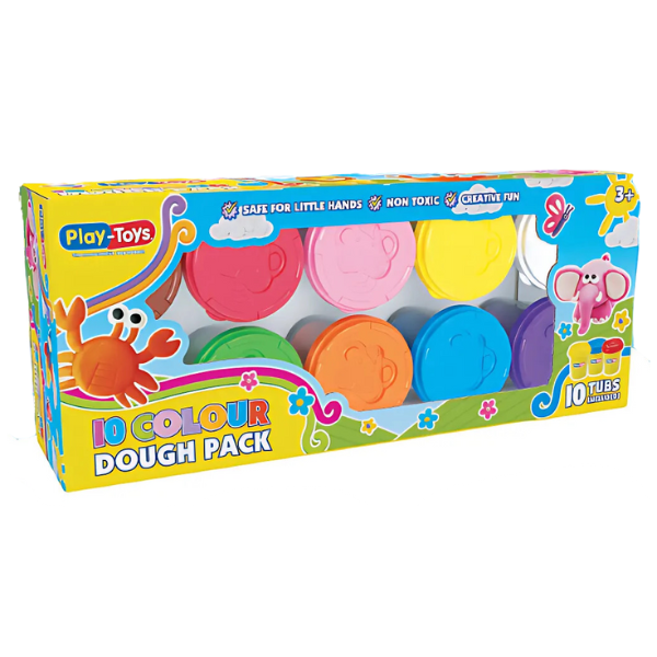 Set plastilină - 10 culori, 300 g