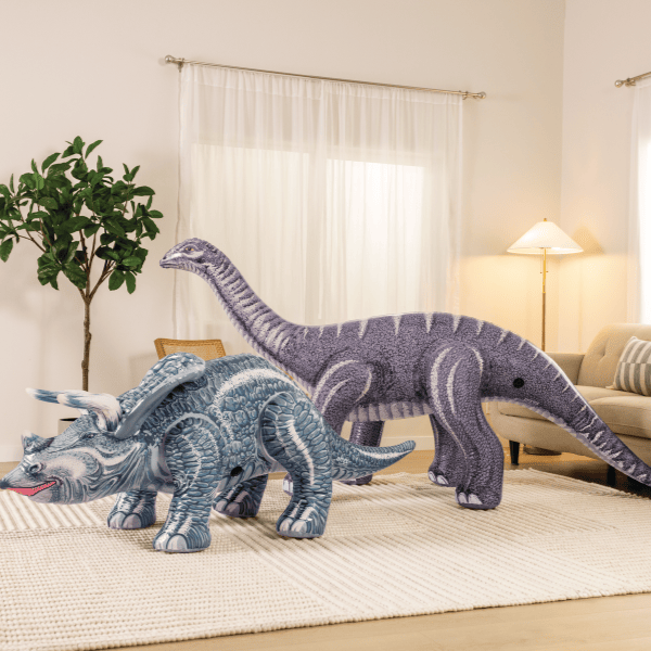 INTEX Triceratops și Brontosaurus gonflabil, 2 modele