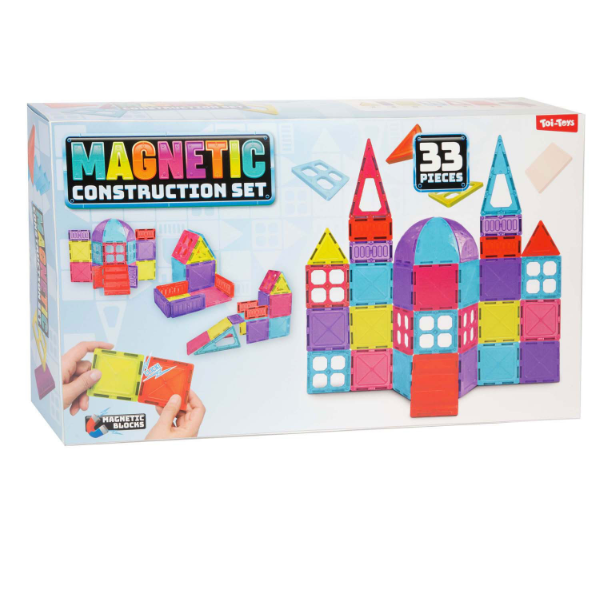 Constructor magnetic "Construiește un castel de vis", 33 piese