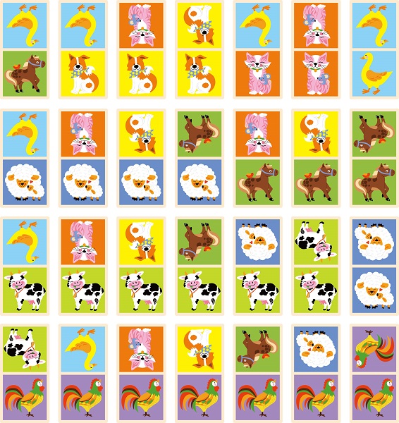 Joc de masă Domino „Ferma”