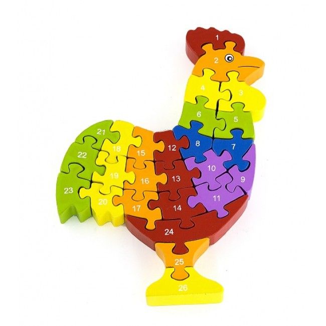Puzzle 3D din lemn 