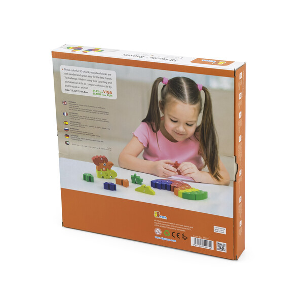 Puzzle 3D din lemn 