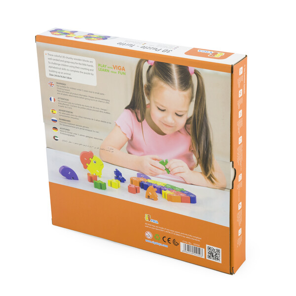 Puzzle 3D din lemn 