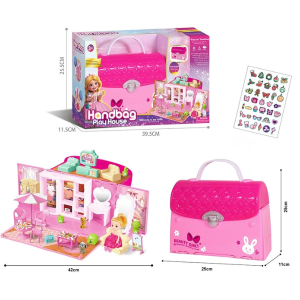 Игровой набор: "Кукольный домик" + аксессуары, серия Play House Handbag