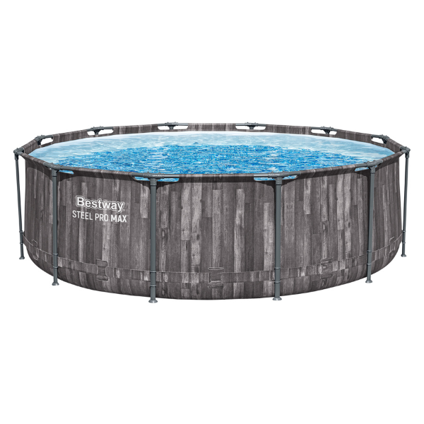 Bestway Бассейн STEEL PRO MAX Round 366х100 см, 9150 Л, металлический каркас