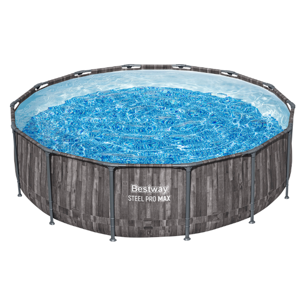 Bestway Бассейн STEEL PRO MAX Round 427x107 см, 13030Л, металлический каркас