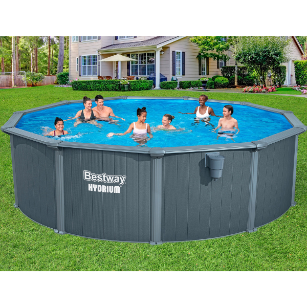 Bestway Piscină Hydrium 488x132 cm, 21490 L