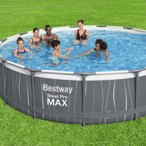 Bestway Бассейн STEEL PRO MAX 457х107 см, 14970л, металлический каркас, подсветка