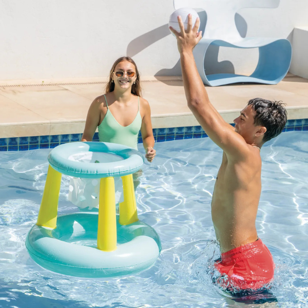 INTEX Набор для игры на воде "Баскетбол" 86х64 см, корзина и мяч, 6+