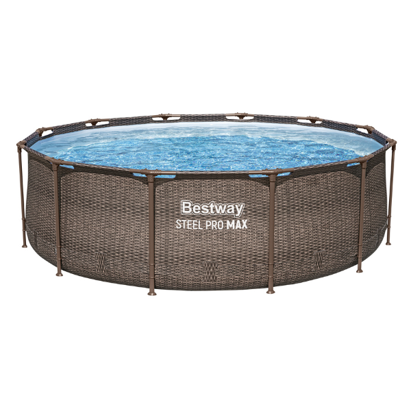 Bestway Бассейн STEEL PRO MAX Round Rotang 366x100 см, 9150Л, металлический каркас