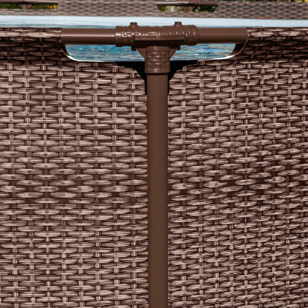 Bestway Бассейн STEEL PRO MAX Round Rotang 366x100 см, 9150Л, металлический каркас