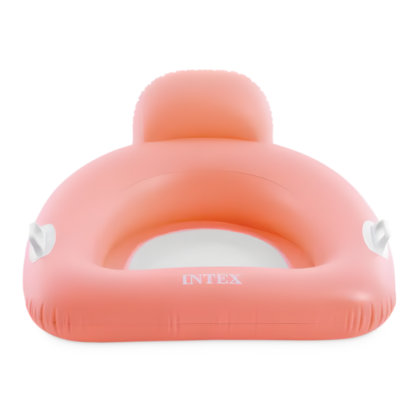 INTEX Надувное кресло-шезлонг для плавания 114х107 см, до 100 кг, 3 цвета
