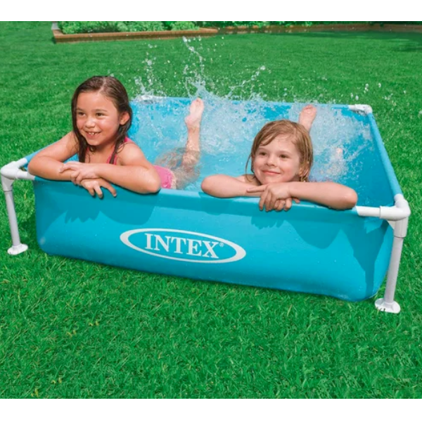 INTEX Piscină Mini Frame, cadru metalic, 122х122х30 cm, 342L, 2+
