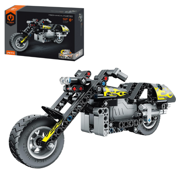 Конструктор iM Master Mechanical Master "Мотоцикл", с инерцией, 183 элем.