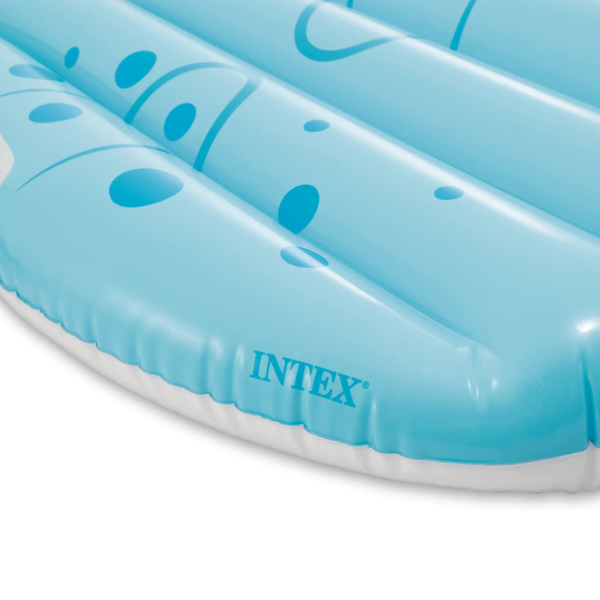 INTEX Надувной матрас-плот для плавания "Аксолотль" 109x94x14 см, до 40 кг