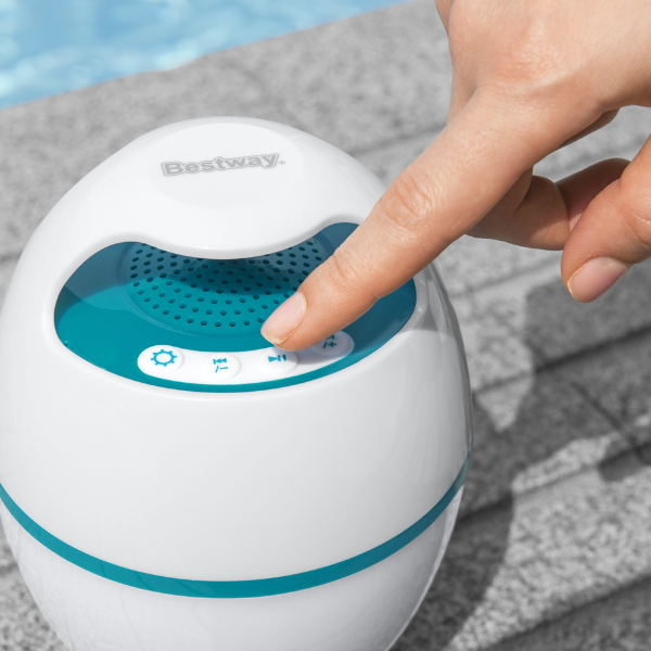Bestway Boxă plutitoare Bluetooth cu iluminare LED, pentru piscină