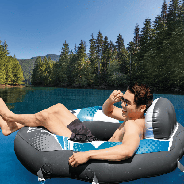 INTEX Scaun plutitor gonflabil "River Run Connect Lounge", 130 x 126 cm, până la 100 kg