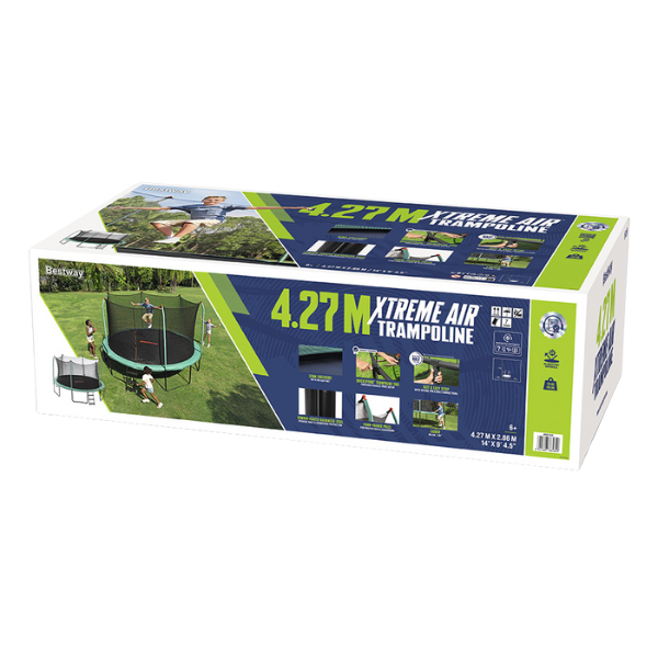 Bestway Батут пружинный с защитой Xtreme Air, 427 х 286 см, до 113кг