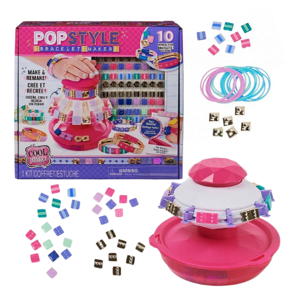 Set creativ: Crearea brățărilor, seria Cool Maker Pop Style
