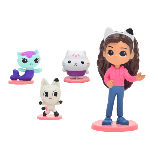 Set de figurine-mini (4 personaje), Gabby's Dollhouse