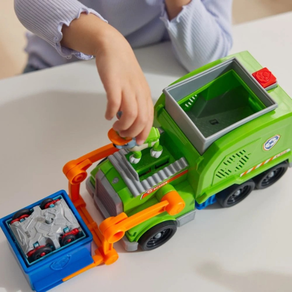 Camion de reciclare cu figurina, seria "Patrula Cățelușilor"