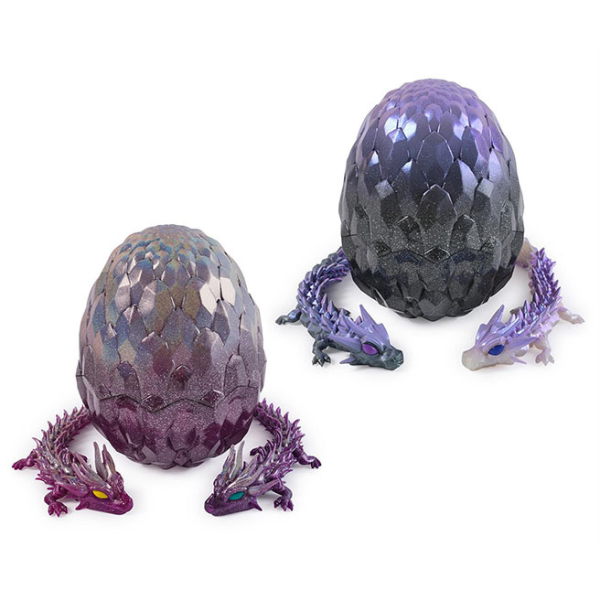 Figurină surpriză „Dragon în ou de cristal”, în ass.