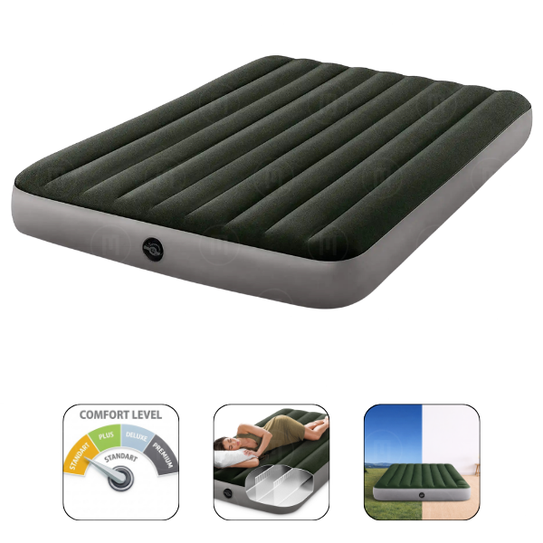 INTEX Матрас VELUR 137×191×25cm, DOWNY