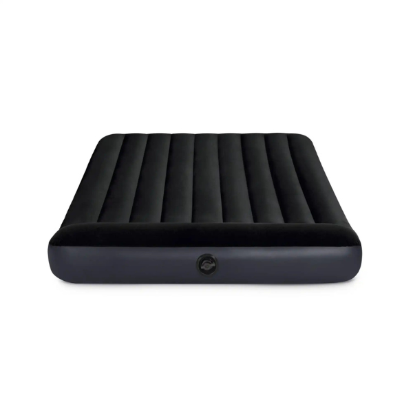 INTEX Надувной матрас “Pillow Rest Classic” 137x191x25 см с подголовником, встр.нас. 220-240В, до 272 кг