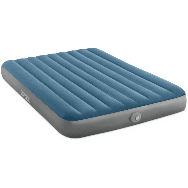 INTEX Saltea gonflabilă “Queen Prestige Downy” 152x203х25 cm cu pompa integrată  5V, până la 272 kg